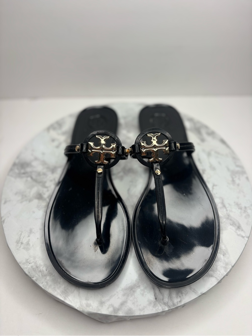 Size 8-  Tory Burch Mini Miller Jelly Thong Sandals